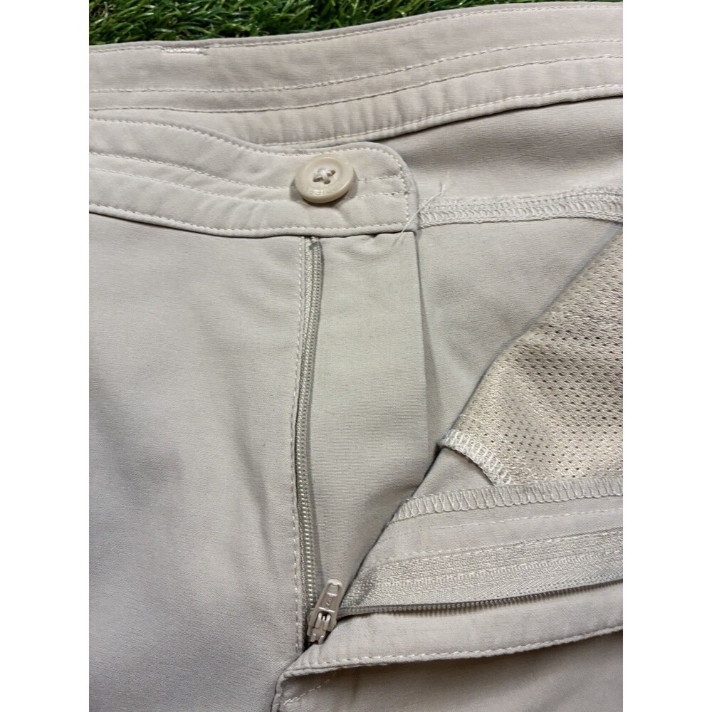 Eddie Bauer Women’s Size 14 Khaki Hiking Shorts Outdoor Trail Travel - Picture 3 of 5